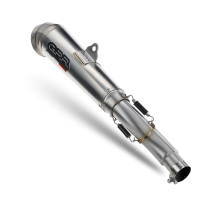 GPR exhaust compatible with  Ducati Scrambler 800 Icon -Icon Dark 2021-2022, Powercone Evo, Homologated legal slip-on exhaust including removable db killer, link pipe and catalyst 