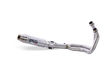 GPR exhaust compatible with  Suzuki Gsx-8R 2022-2024, Deeptone Inox, Homologated legal full system exhaust, including removable db killer and catalyst 