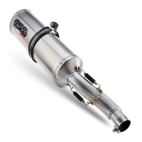 GPR exhaust compatible with  Can Am Outlander 570 L / DPS 2017-2023, Satinox , Homologated legal slip-on exhaust including removable db killer, link pipe and catalyst 