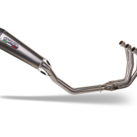 Scarico GPR compatibile con  Triumph Daytona 660 2023-2025, Gpe Ann. titanium, Scarico completo racing, fornito con db killer estraibile e collettore, non conforme per uso stradale