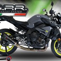 Scarico GPR compatibile con  Yamaha Mt-10 2016-2024, GP Evo4 Poppy, Scarico semi-completo omologato,fornito con db killer estraibile,catalizzatore e collettore