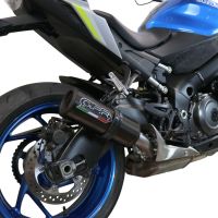 Scarico GPR compatibile con  Suzuki Gsx-S 1000  2021-2024, M3 Black Titanium, Scarico completo omologato,fornito con db killer estraibile,catalizzatore e collettore