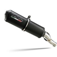 Scarico GPR compatibile con  Kawasaki Versys 650 2006-2014, Ghisa , Scarico omologato, silenziatore con db killer estraibile e raccordo specifico