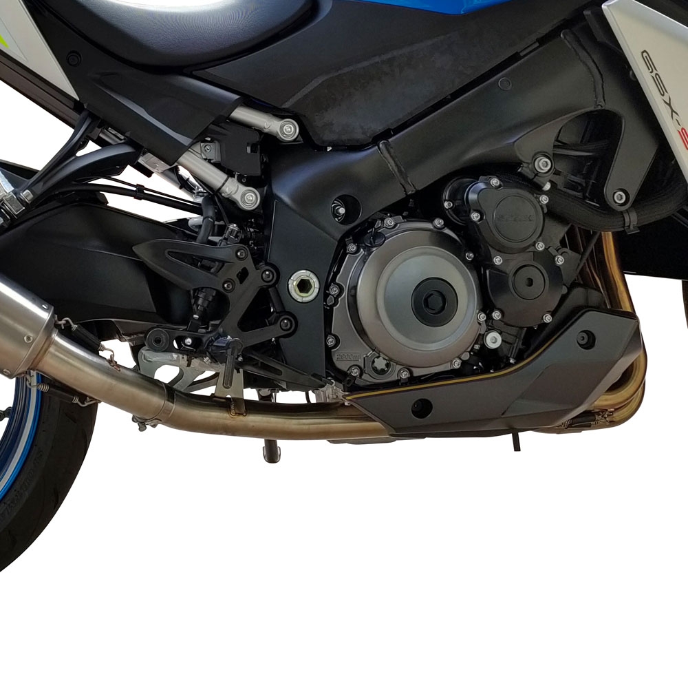 Scarico GPR compatibile con  Suzuki Gsx-S 1000  2021-2024, GP Evo4 Poppy, Scarico completo omologato,fornito con db killer estraibile,catalizzatore e collettore