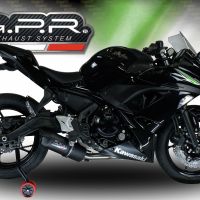 Scarico GPR compatibile con  Kawasaki Ninja 650 2017-2020, Furore Evo4 Poppy, Scarico completo omologato,fornito con db killer estraibile,catalizzatore e collettore