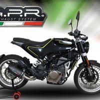 Scarico GPR compatibile con Husqvarna Vitpilen 401 2018-2019, Furore Evo4 Poppy, Scarico omologato, silenziatore con db killer estraibile e raccordo specifico 