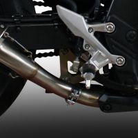 Scarico GPR compatibile con  Honda Cb 500 F 2016-2018, M3 Poppy , Scarico omologato, silenziatore con db killer estraibile e raccordo specifico