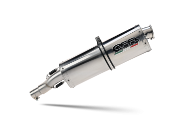 GPR exhaust compatible with  Aprilia Mana 850 Gt 2007-2016, Trioval, Homologated legal mid-full system exhaust including removable db killer 