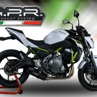 Scarico GPR compatibile con  Kawasaki Z 650 2021-2022, Furore Evo4 Poppy, Scarico completo omologato,fornito con db killer estraibile,catalizzatore e collettore